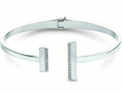 Calvin Klein Merev acél karkötő kristályokkal Minimal Linear 35000160 - mall