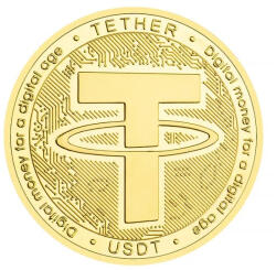 Moneda de colectie Moneda crypto pentru colectionari, GMO, Tether USDT
