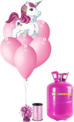 HeliumKing Set pentru petrecere cu heliu - Unicorn