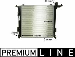 MAHLE Chlodnica Wody Behr Premium Line - centralcar - 658,24 RON