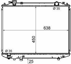 MAHLE Radiator, racire motor MAHLE CR 1746 000S - centralcar