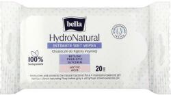 Bella Șervețele umede pentru igienă intimă, 20 bucăți - Bella Hydro Natural Wet Wipes 20 buc