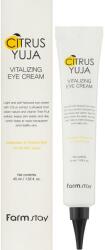 Farm Stay Cremă de ochi revigorantă cu extract de yuzu - FarmStay Citrus Yuja Vitalizing Eye Cream 45 ml