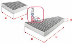 SOFIMA Filtru, aer habitaclu SOFIMA S 4302 CA (S 4302 CA)