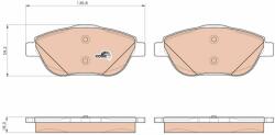 TRW set placute frana, frana disc TRW COTEC GDB1926 (GDB1926)