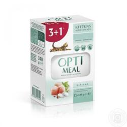 Optimeal Kitten Szaftos eledel 3+1db 85g (B-OPTI7449)