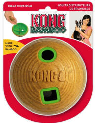 KONG Bamboo feeder jutalomfalattal tölthető labda 12cm (KONGPTB21E)