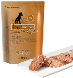 Dogz finefood No. 8 - pulyka, kecske 100g (PDF-KA100-N8)