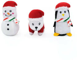 ZippyPaws Christmas Edition Miniz 3db karácsonyi állatok 13cm (ZP1615)