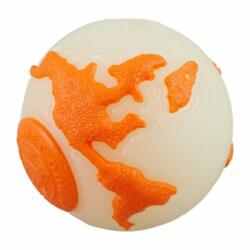 Planet Dog Orbee-Tuff Planet labda narancs/fehér 7, 5cm (B-AK-68671)