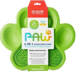 PetDreamHouse Paw Slow Pad+Paw interaktív etető zöld (B-PDHF009)