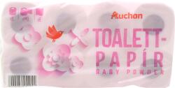 Auchan Kedvenc Baby Powder illatos toalettpapír 2 rétegű 8 tekercs 140 lap