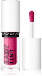 Revolution Relove Baby Tint blush lichid și luciu de buze culoare Fuchsia 1.4 ml
