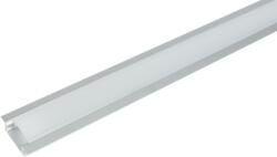 ELMARK Elm718/2 Aluminium Profil Led Szalaghoz, Matt Takaróprofil, Süllyesztett Szerelésű 1 M (99ACC11)