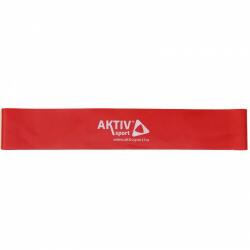 Aktívsport Mini band erősítő szalag 30 cm Aktivsport közepes piros (203800012) - vitalcafe