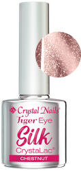Crystal Nails Tiger Eye Silk CrystaLac - Chestnut 4ml