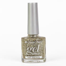 Crystal Nails Crystal Nails Gel Effect körömlakk 41 - Glitter silver 10ml