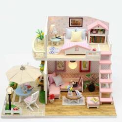 Dollhouse Casa de păpuși din lemn cu două etaje (KX6996)