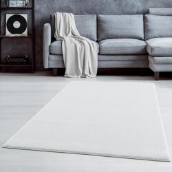 Oyo Concept Puff Bolyhos szőnyeg, 100x200 cm, rövid szálú: 2, 5 cm, 1250 g/m2, poliészter, csúszásmentes hátlap, fehér (HMFPUFY-1 DIK_100x200)