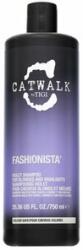 TIGI Catwalk Fashionista Violet Shampoo șampon hrănitor pentru păr blond 750 ml
