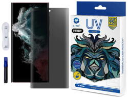 LITO Folie pentru Samsung Galaxy S22 Ultra 5G - Lito 3D UV Glass - Privacy (KF238780) - pcone