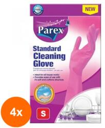 Parex Set 4 x Manusi Curatenie Parex Standard, cu Bumbac, Marimea S (ROC-4xMAG1016967TS)