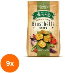 Maretti Set 9 x Bruschette Maretti cu Aroma Mediterranean Vegetables 70 g