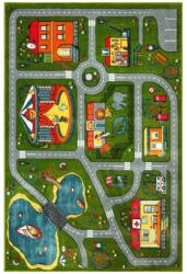 Delta Carpet Covor Dreptunghiular pentru Copii, 120 x 170 cm, Verde, Kolibri Model Drumulete 11061 (11061-130-1217) Covor