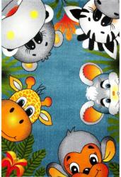 Delta Carpet Covor pentru Copii, Kolibri Animalute 11058, Albastru, 120x170 cm, 2300 gr/mp (11058-180-1217) Covor