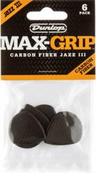 Dunlop 471P3C Nylon Max Grip Jazz III Player Pack Carbon Перце за китара (<![CDATA[471P3C]]>)