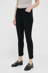 Gap pantaloni femei, culoarea negru, mulata, medium waist PPYX-SJD0OE_99X