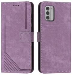 STRIPE Husă portofel cu curea Nokia G42 5G violet