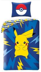 Halentex Pokemon ágyneműhuzat szett - Pikachu akcióban
