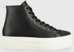 Giorgio Armani bőr sneaker fekete, XDZ021 XV571 N642 - fekete Női 41