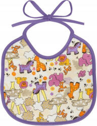  Akuku megkötős, kicsi előke - pink szafari