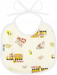  Akuku megkötős, kicsi előke - train