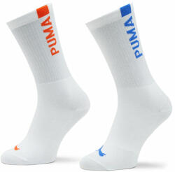 PUMA Set de 2 perechi de șosete lungi de damă Puma Women Slouch Sock 2P 938005 White / Blue / Red 04