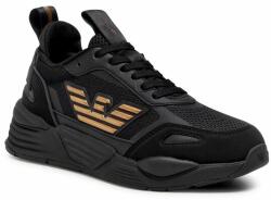 EA7 Emporio Armani Sneakers EA7 Emporio Armani X8X070 XK165 M701 Triple Black/Gold Bărbați
