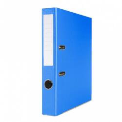 Office Products Biblioraft A4, plastifiat PP/paper, margine metalica, 50 mm, Office Products Basic S - albastru (OF-21024121-01)