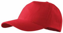 MALFINI Șapcă 5P - Roșie | uni (3070700)