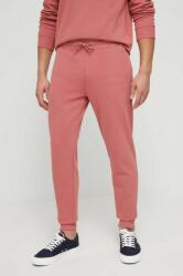 Tommy Hilfiger nadrág otthoni viseletre rózsaszín, sima - rózsaszín XL