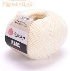 YARNART JEANS - Krém - 003