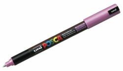 uni Marker Uni PC-1MR Posca 0.7 mm, Varf Fin Metalic, Metallic Pink, CCM13