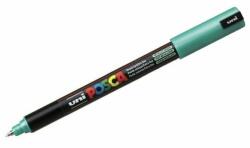 uni Marker Uni PC-1MR Posca 0.7 mm, Varf Fin Metalic, Metallic Green, CCM6