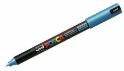 uni Marker Uni PC-1MR Posca 0.7 mm, Varf Fin Metalic, Metallic Blue, CCM33