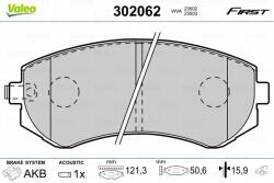 VALEO set placute frana, frana disc VALEO 302062 - centralcar