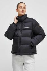 Napapijri rövid kabát női, fekete, téli - fekete M - answear - 73 990 Ft
