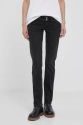 Pepe Jeans farmer női, magas derekú - fekete 26/30 - answear - 31 990 Ft