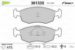 VALEO set placute frana, frana disc VALEO 301335