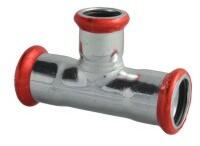 FIXTREND Steel press szűkített T-idom, 88.9-42-88.9mm (C41HL)